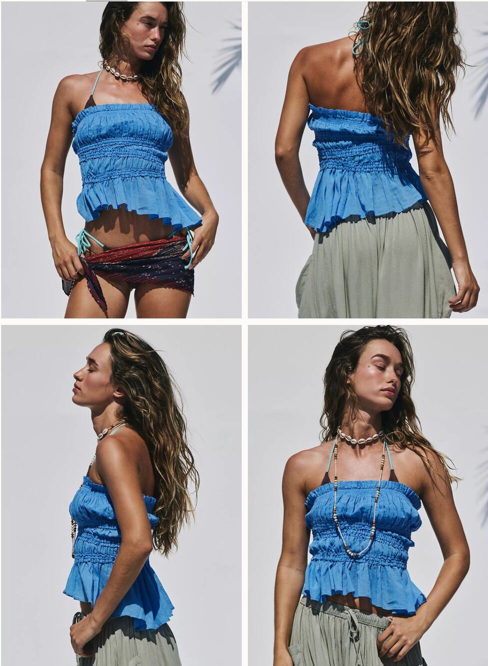 Free People Free-est | Daybreak Cotton Tube Top | Sugar Swizzle (Cream) | Size S